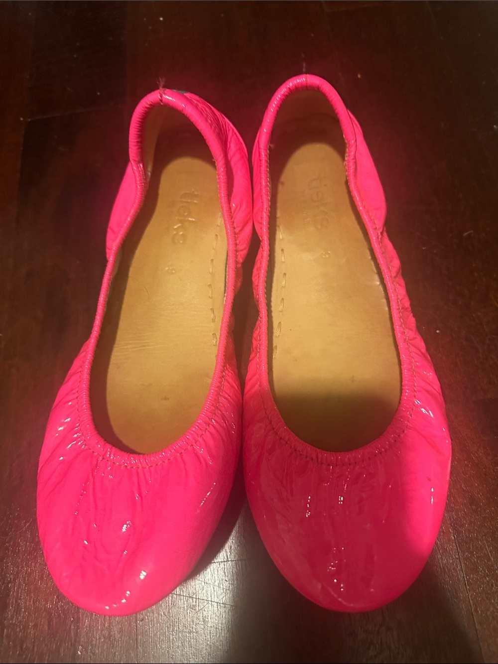 Tieks Hot Pink Patent Ballet Flat